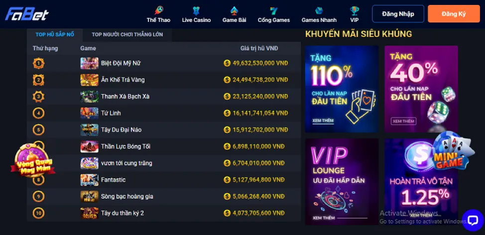 Chiến lược chọn game nổ hũ